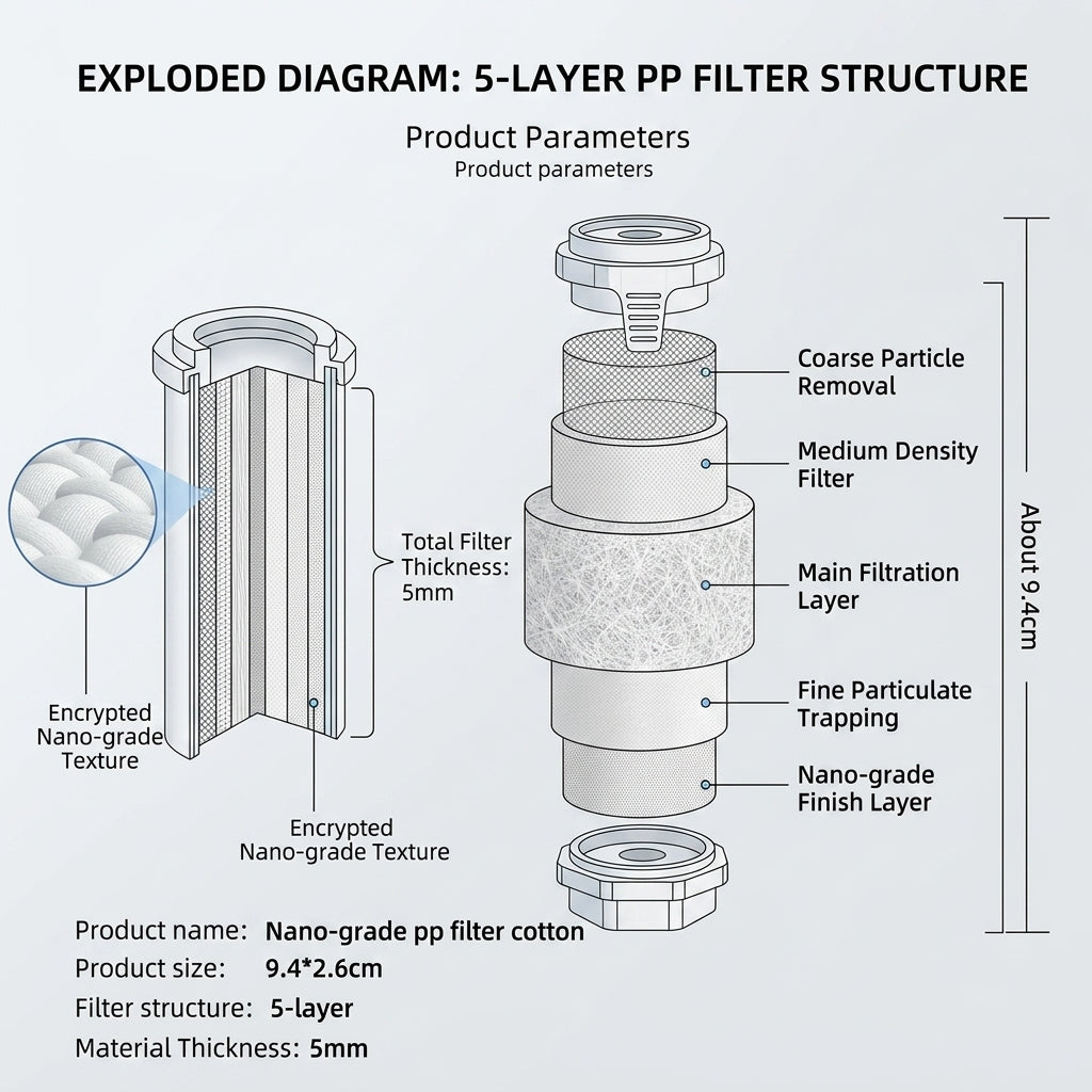 Replacement Filter Cartridges (5 Pack) | Avorel